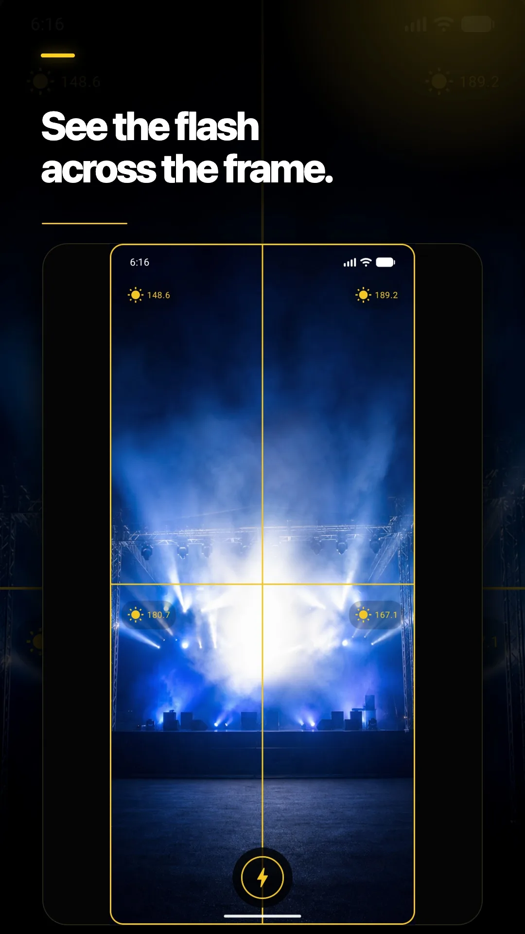Catch Lightnings concert capture screen