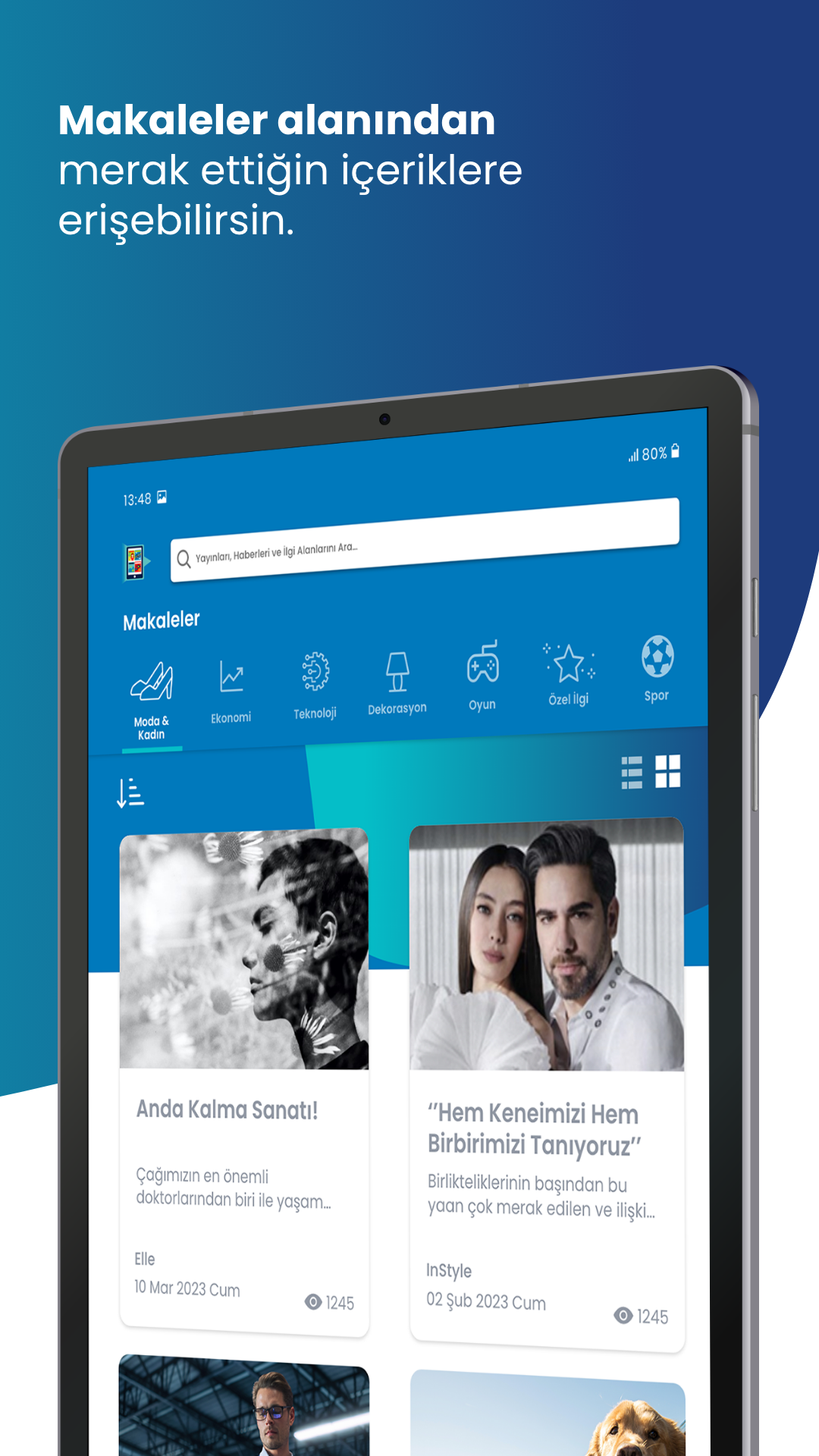 E Dergi account and subscription management